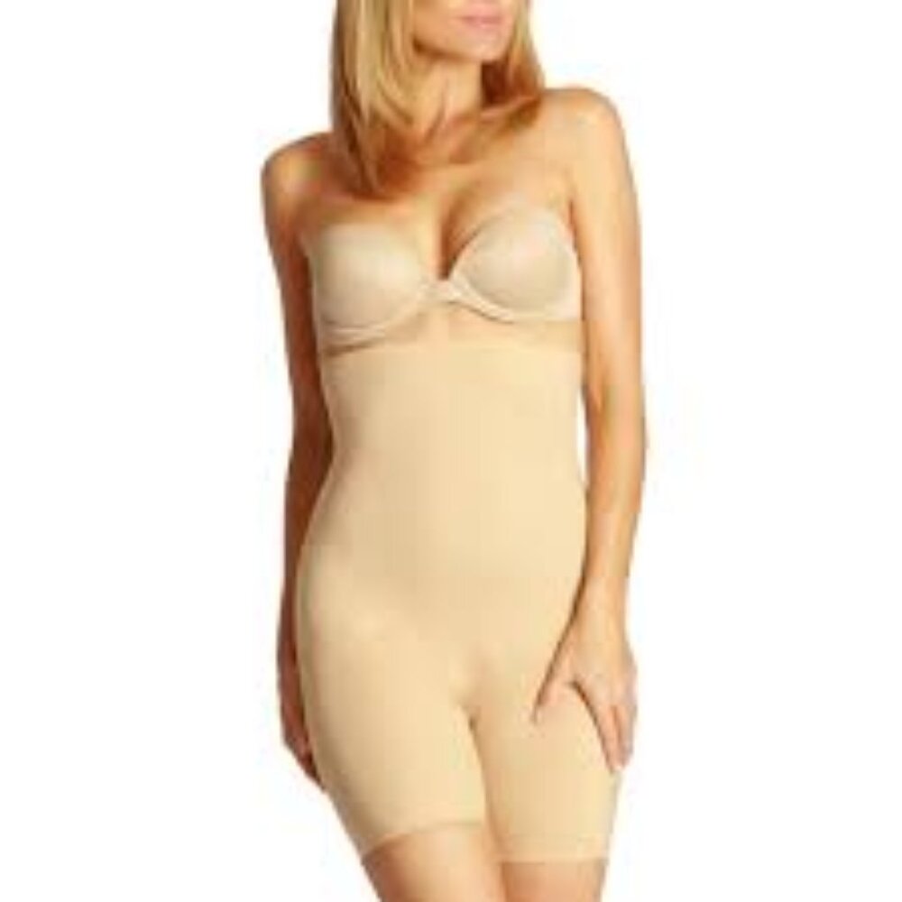 InstantFigure Shapewear Hi-Waist Shorts - Nude WSH4171 New With Tags Size Large